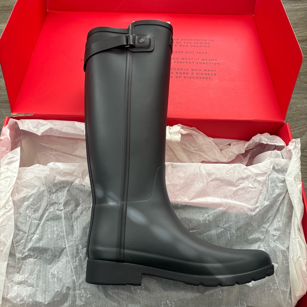 Hunter Refined Slim Fit Contrast Tall Rain Boot